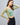 Mesh Ruched Long Sleeves Semi-Sheer Crop Top - Delan