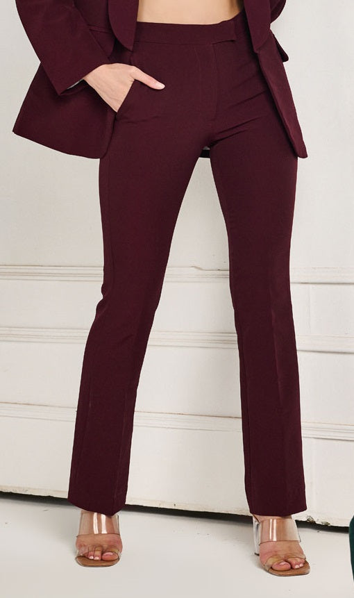 High Waist Bootcut Trouser