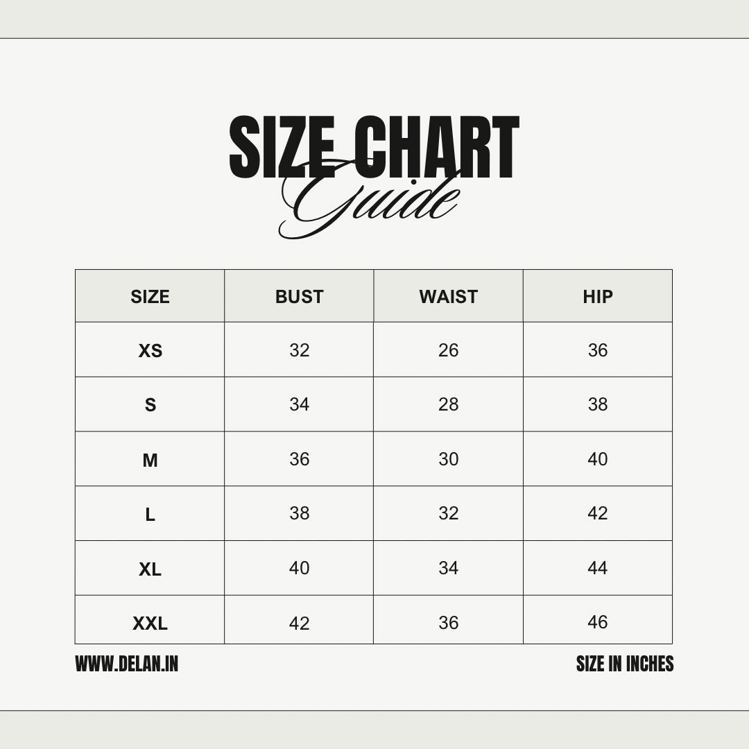 Default Size Guide