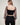 Mesh Ruched Corset Style Crop Top - Delan